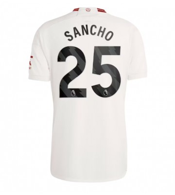Manchester United Jadon Sancho #25 Koszulka Trzecich 2023-24 Krótki Rękaw